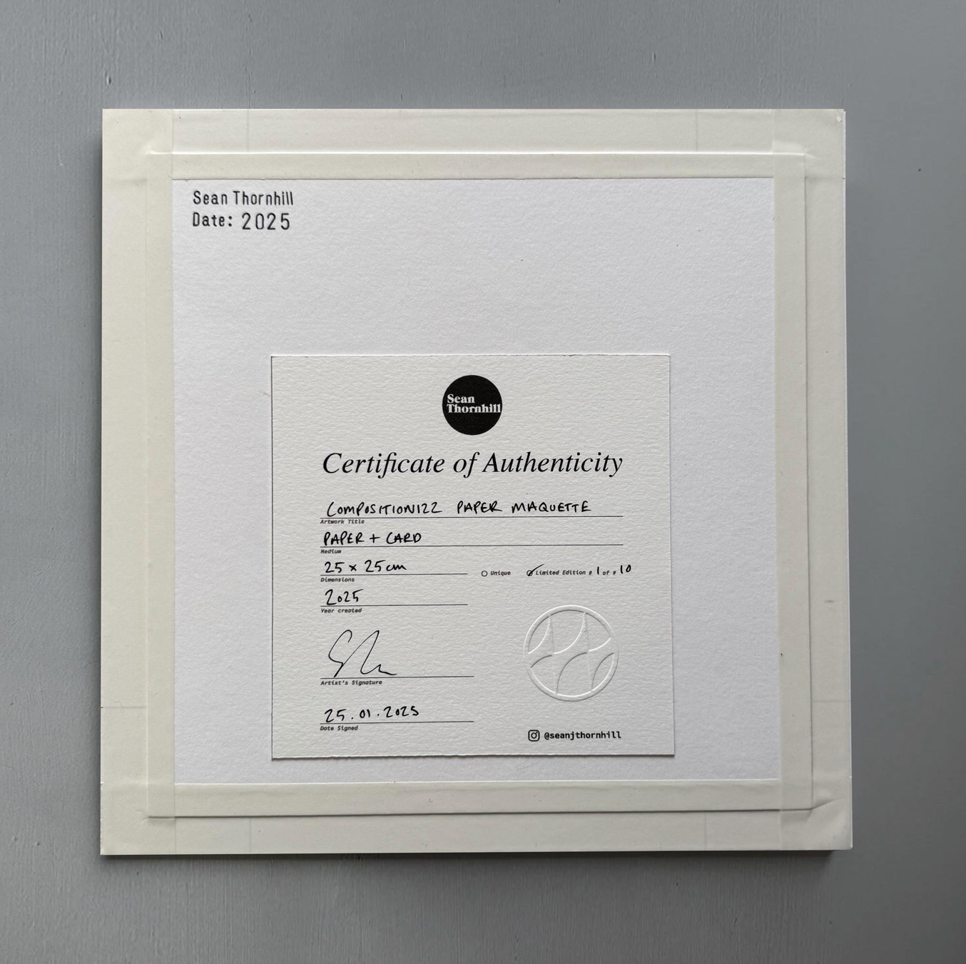 Handmade Paper Relief