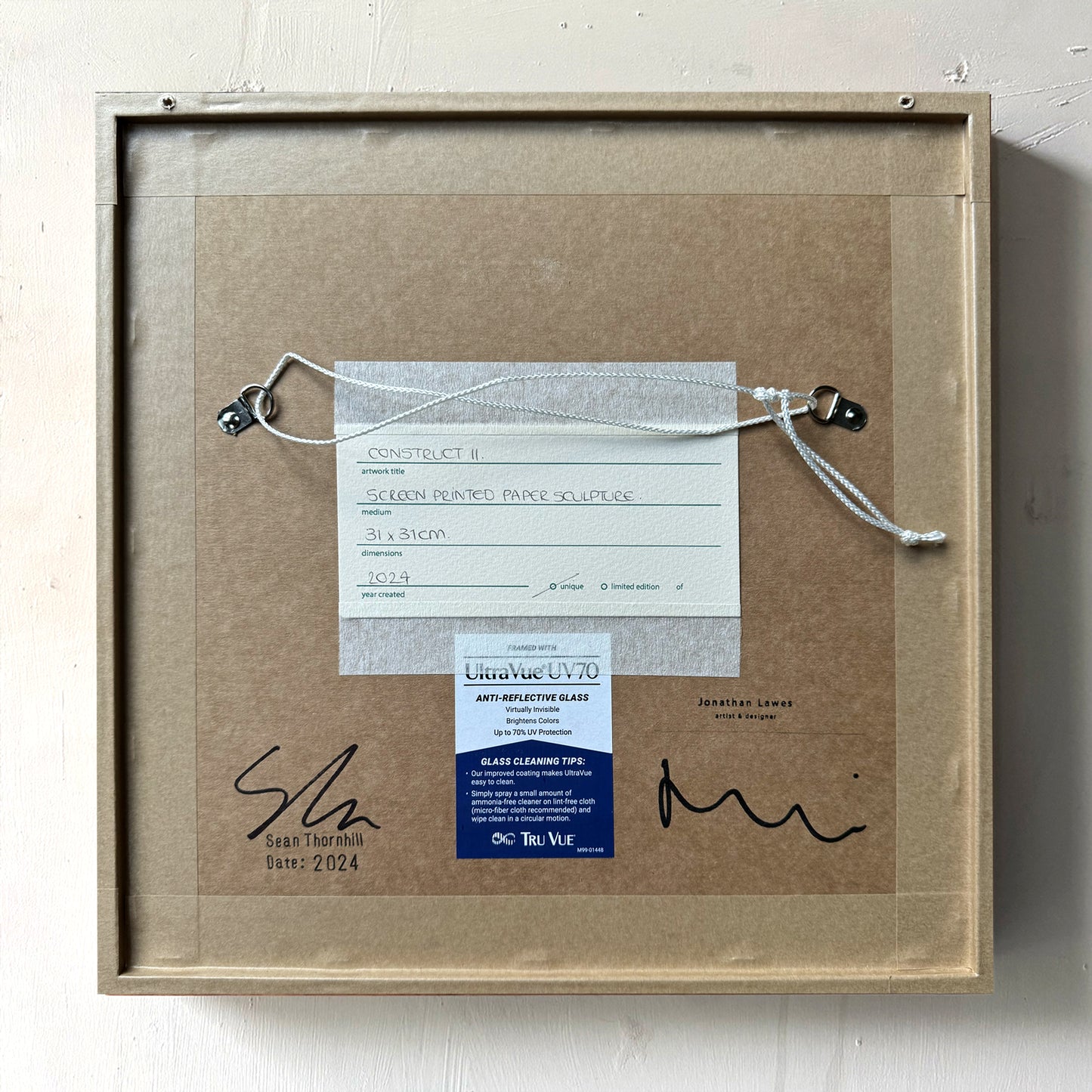 Construct I by Jonathan Lawes x Sean Thornhill - 1/1 edition