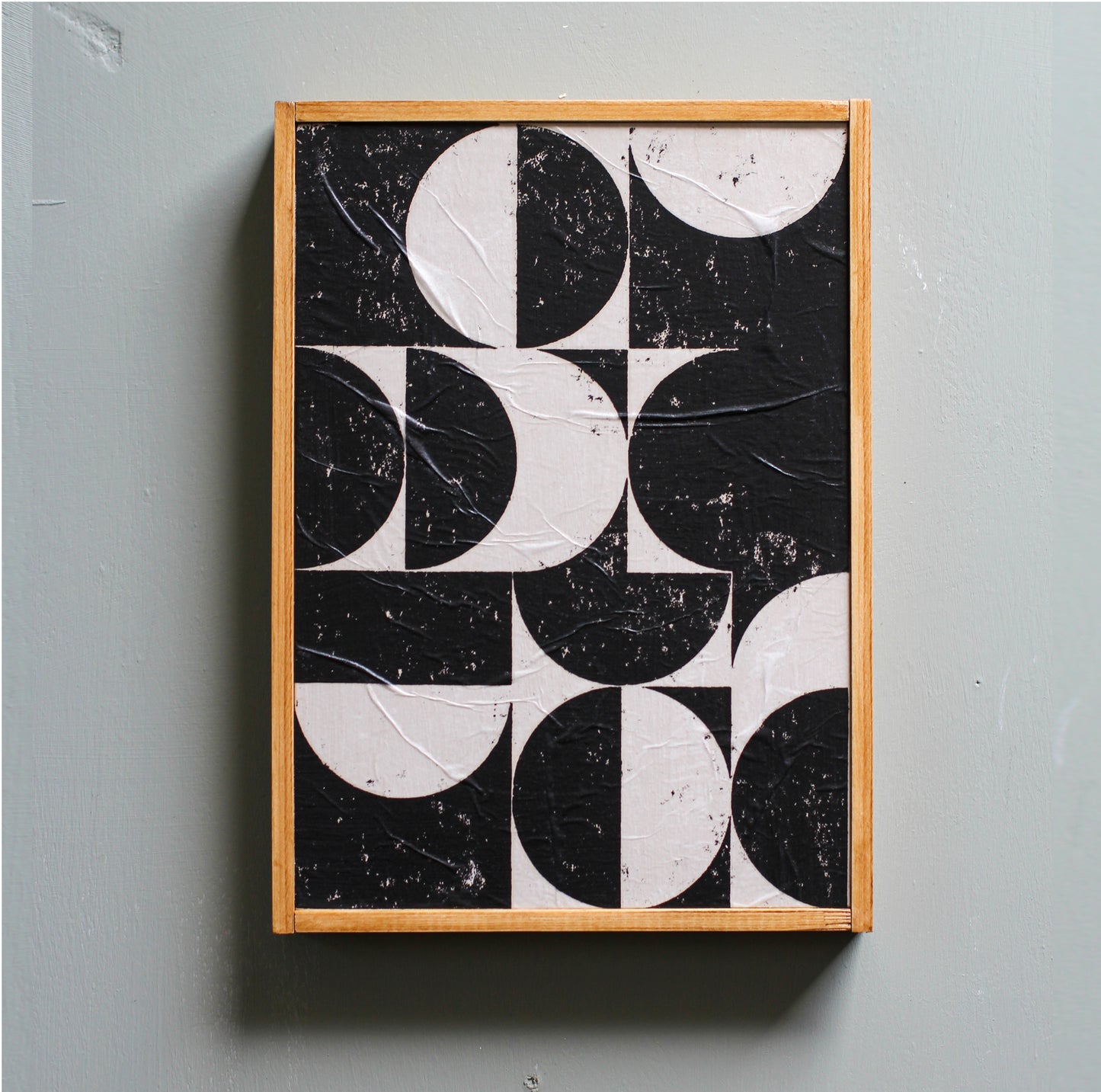 Monoprint Collage Wall Art