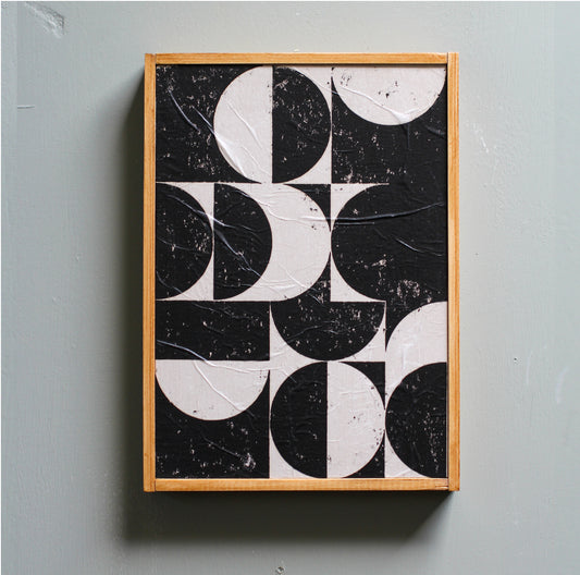 Monoprint Collage Wall Art
