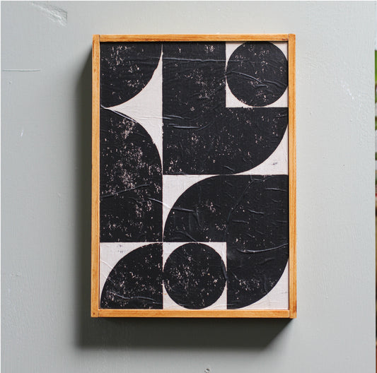 Monoprint Collage Wall Art
