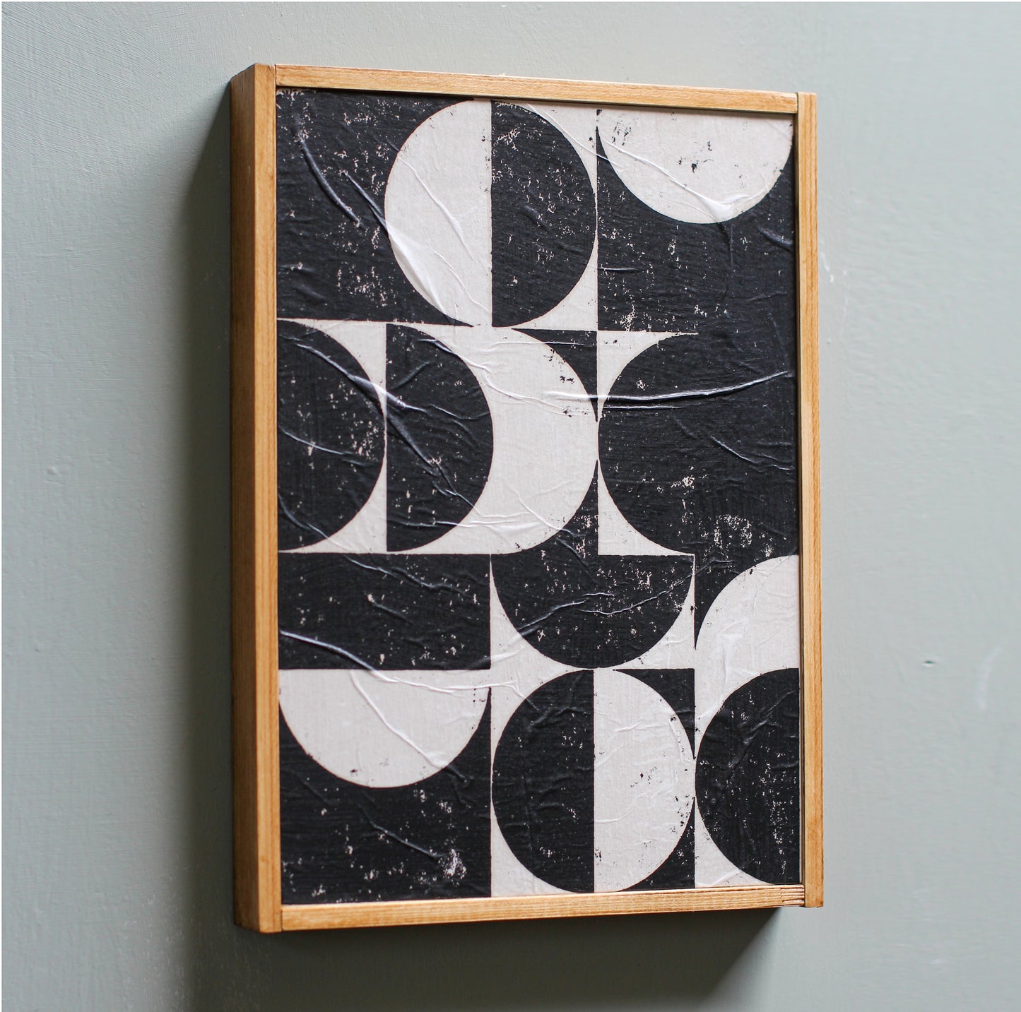 Monoprint Collage Wall Art