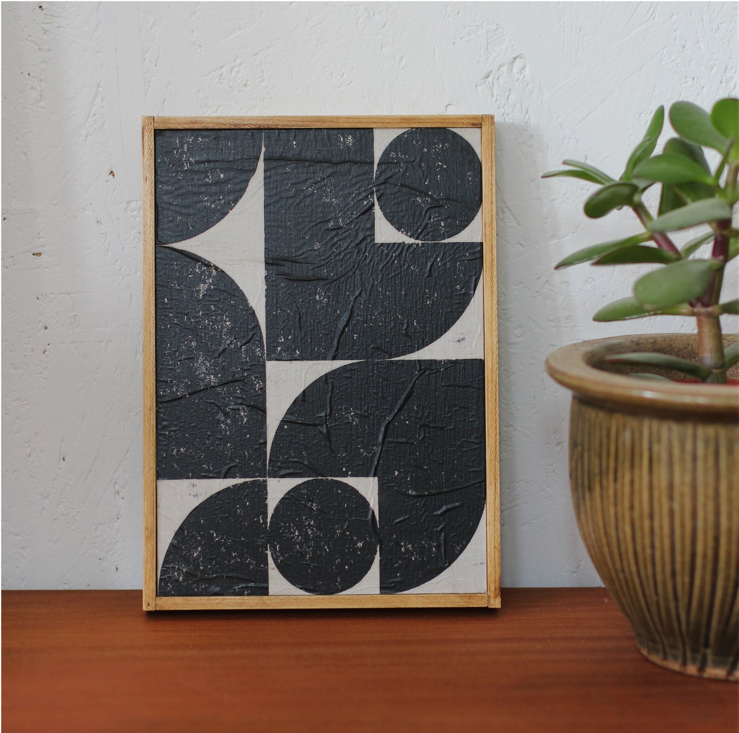 Monoprint Collage Wall Art
