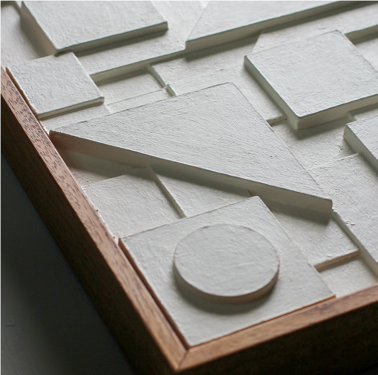 Modern Geometric Relief Sculpture