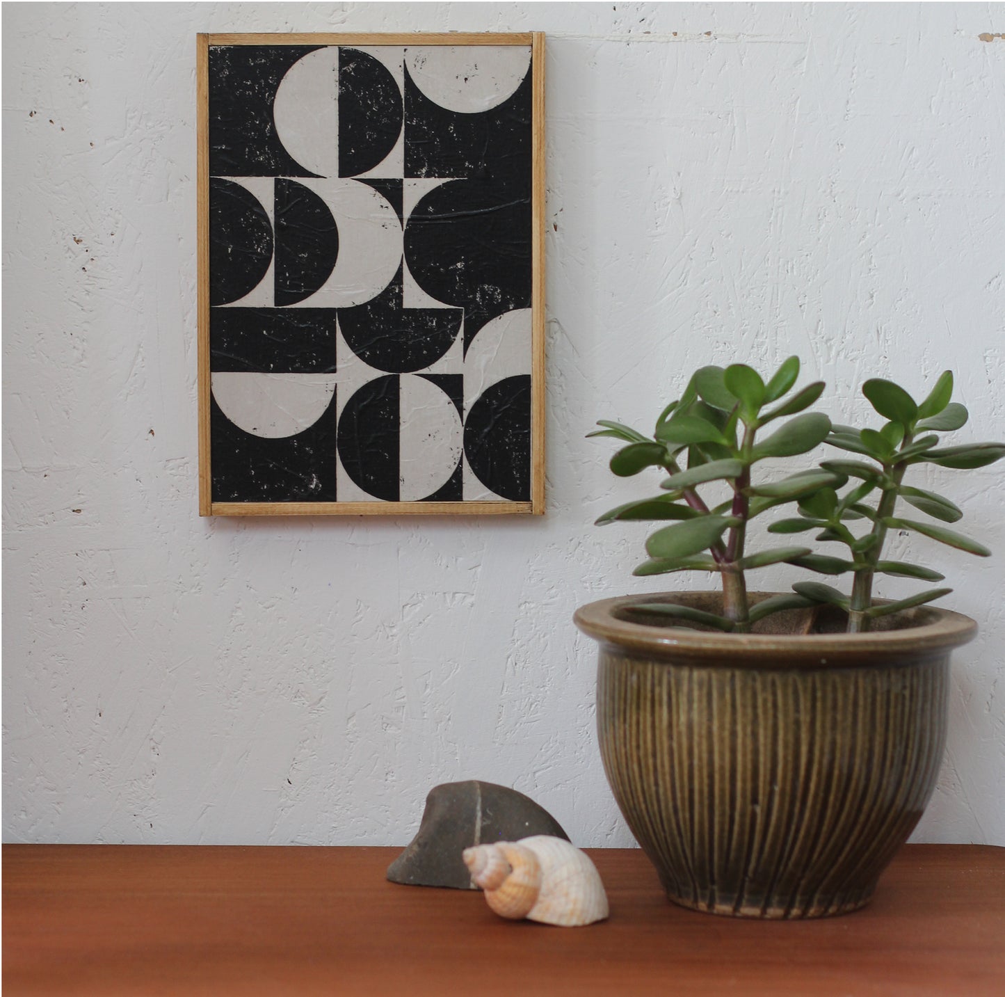 Monoprint Collage Wall Art