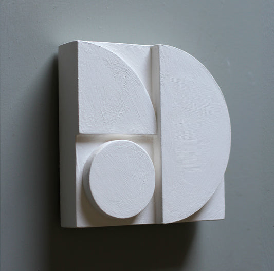 Modern Geometric Relief Sculpture