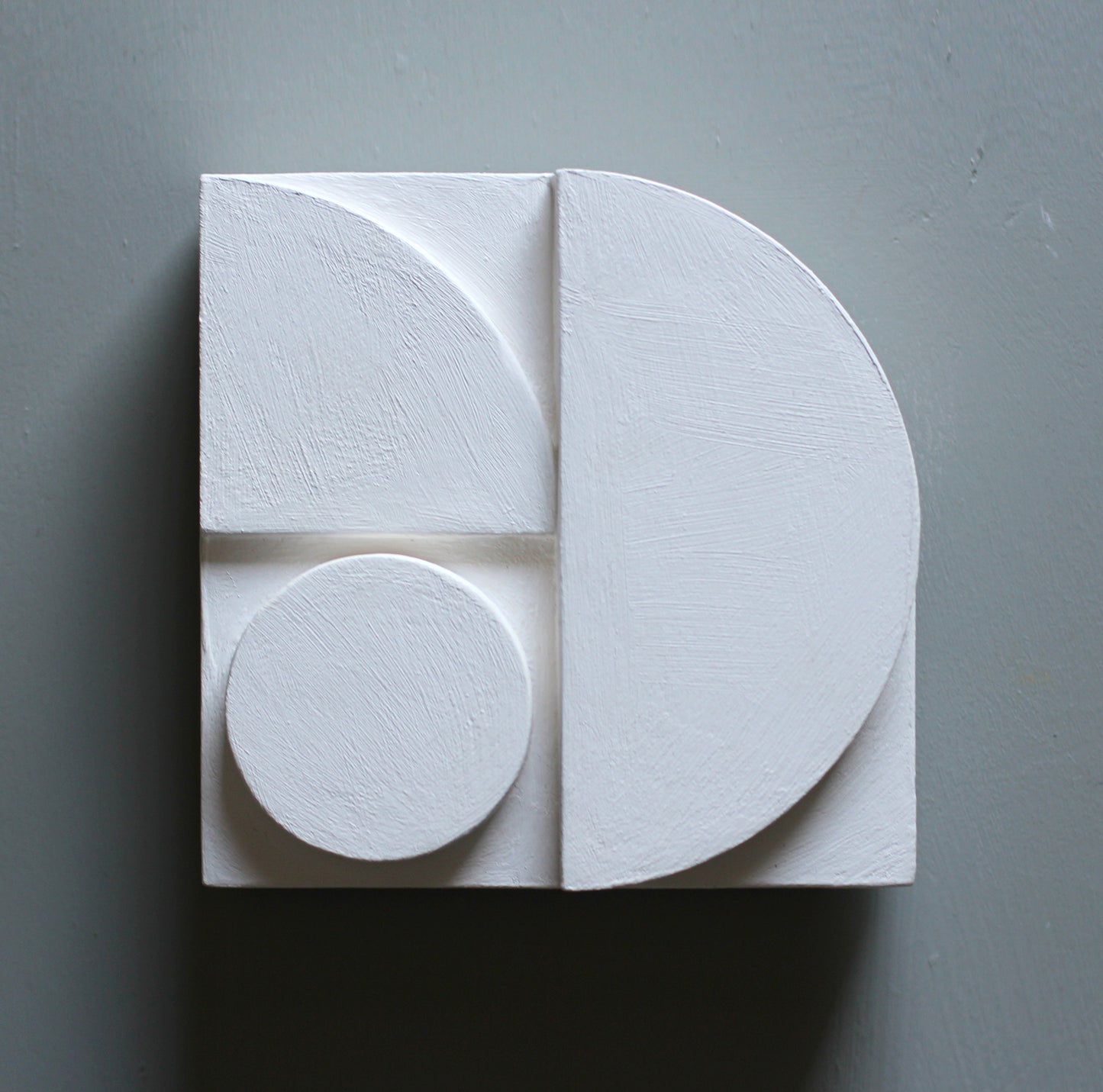 Modern Geometric Relief Sculpture