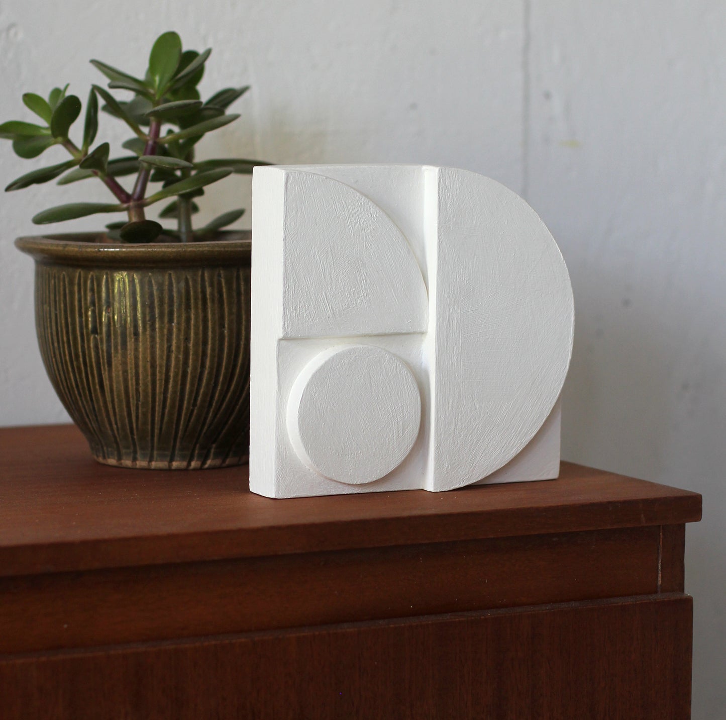 Modern Geometric Relief Sculpture