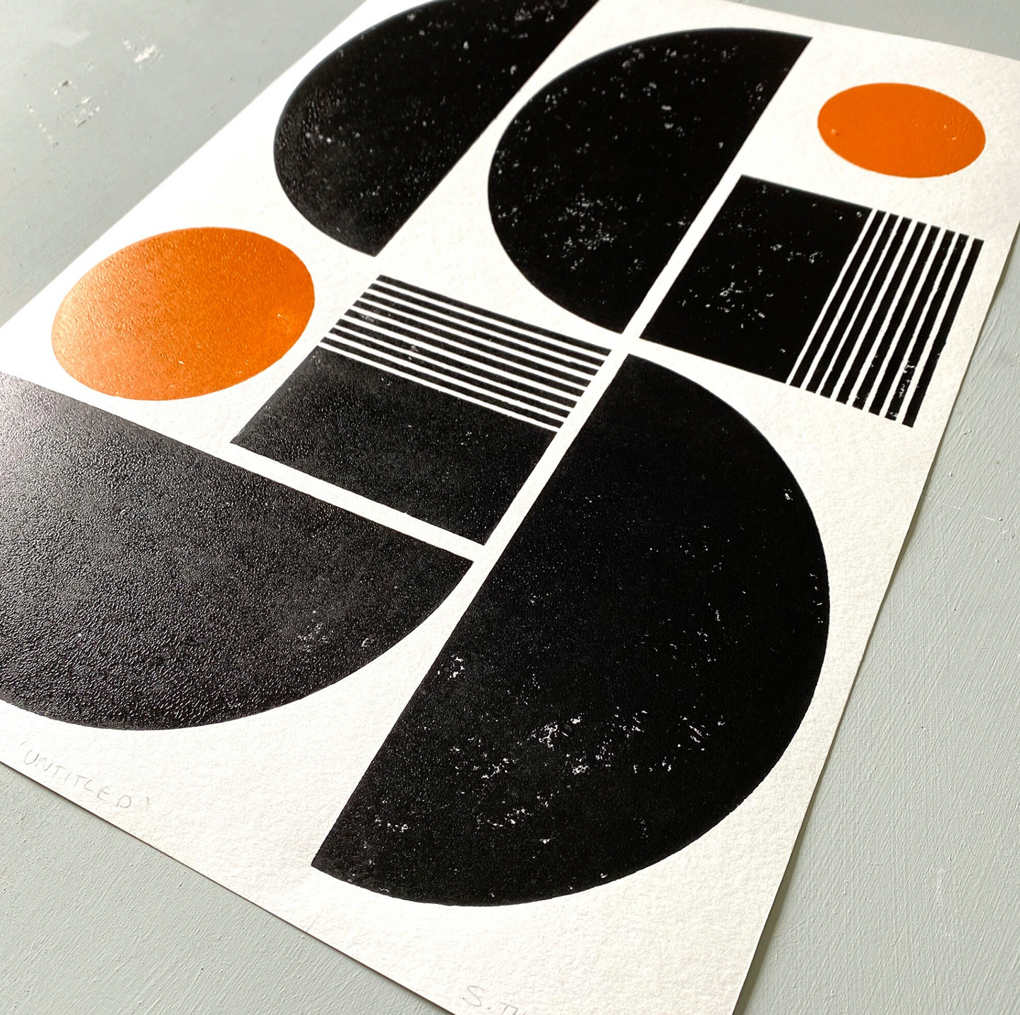 Hand-Printed Block Print