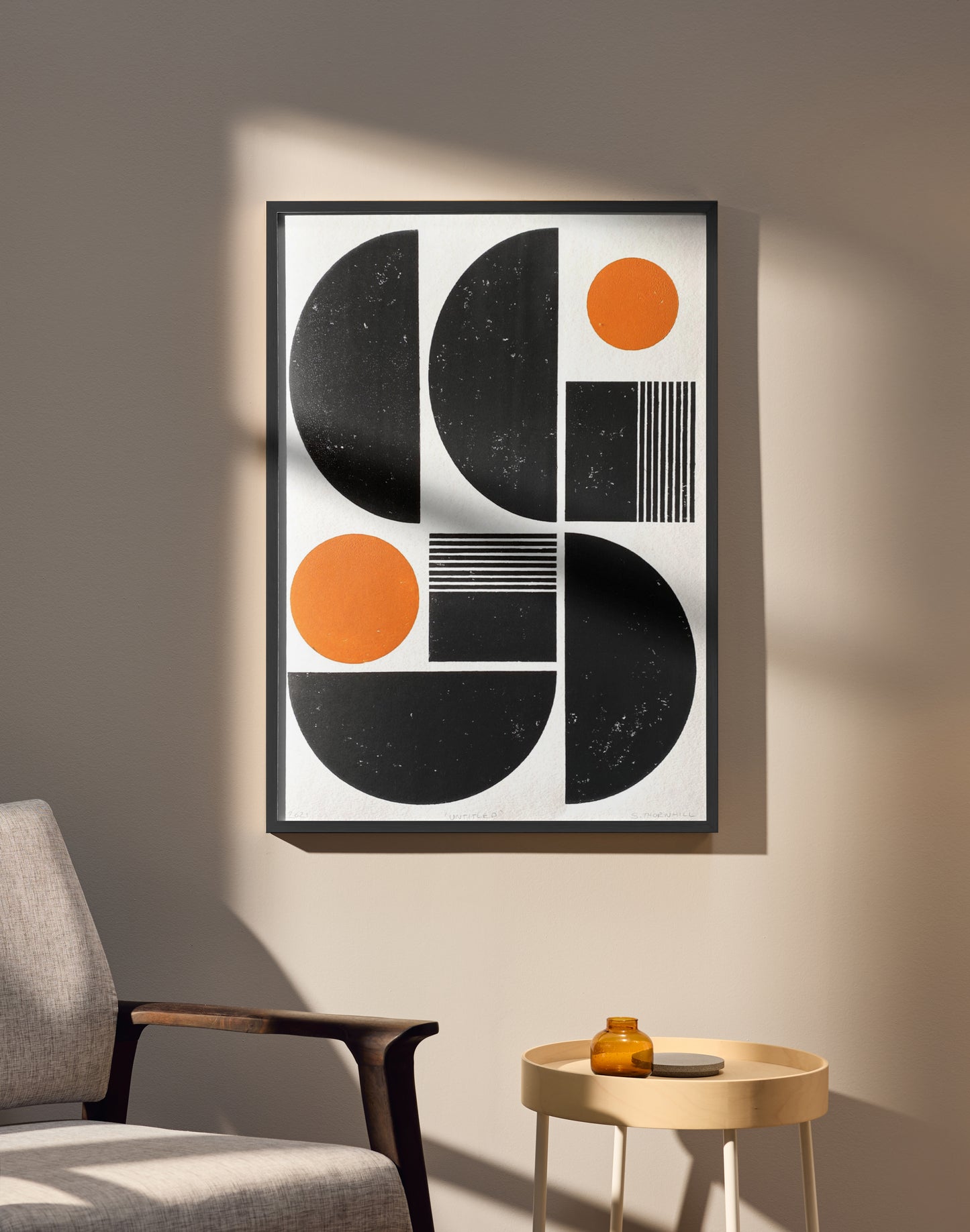 Hand-Printed Block Print